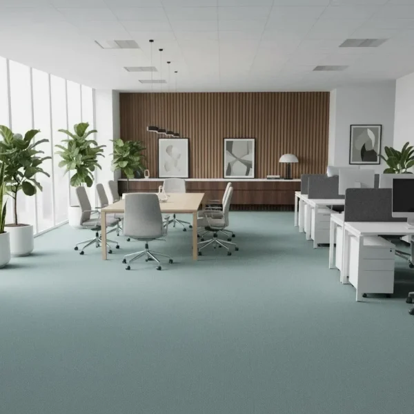 Mocheta dale buclată verde aqua cu fir rezistent, Elemental 9568, Tapibel, 50×50 cm