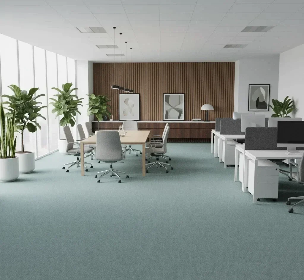 Mocheta dale buclată verde aqua cu fir rezistent, Elemental 9568, Tapibel, 50×50 cm