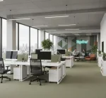 Mocheta dale buclată verde kaki trafic intens, Elemental 9577, Tapibel, 50×50 cm