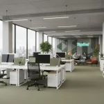 Mocheta dale buclată verde kaki trafic intens, Elemental 9577, Tapibel, 50×50 cm