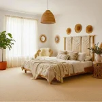 Mocheta fir tuns orange cu densitate de lux, ITC Satino Lumina 51, 4ml - Mocheta dormitor living