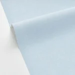 Tapet vinil albastru-gri cu textură fină de in, Bleu gris, Uni Mat Caselio, 54 cm x 10,05 m
