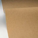 Tapet vinil bej ambră cu textură de pânză fină, Ambre, Uni Mat Caselio, 54 cm x 10.05 m