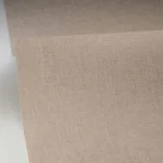 Tapet vinil bej-castaniu cu textură fină de pânză, Chataigne, Uni Mat Caselio, 54 cm x 10,05 m