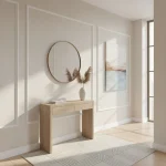 Tapet vinil bej cu textură fină de in, Avoine, Uni Mat Caselio, 54 cm x 10.05 m