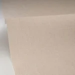 Tapet vinil bej cu textură fină de in, Latte, Uni Mat Caselio, 10,05 m x 54 cm