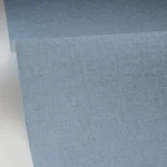 Tapet vinil bleu cu aspect de țesătură denim, Bleu denim, Uni Mat Caselio, 54 cm x 10.05 m