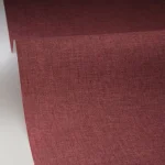 Tapet vinil bordeaux cu textură de pânză fină, Uni Mat Caselio, 10,05 m x 54 cm