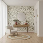 Tapet vinil  crem cu flori de câmp, Green Life Joy Caselio, 53 cm x 10.05 m