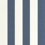 Tapet vinil cu dungi bleu denim texturat, Linen Lines Caselio, 53 cm x 10.05 m