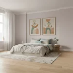 Tapet vinil gri cu textură fină de in, Gris souris, Uni Mat Caselio, 10,05 m x 54 cm