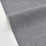 Tapet vinil gri cu textură fină de pânză, Gris cendre, Uni Mat Caselio, 54 cm x 10.05 m