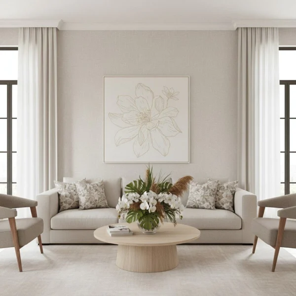 Tapet vinil gri deschis cu textură de pânză, Gris clair, Uni Mat Caselio, 10.05 m x 54 cm
