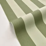 Tapet vinil in dungi verde Kaki Caselio, 53 cm x 10.05 m