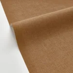 Tapet vinil maro cu textură de pânză, Fauve, Uni Mat Caselio, 54 cm x 10.05 m