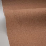 Tapet vinil maro-roșcat cu textură fină de in, Noisette, Uni Mat Caselio, 10.05x0.53m