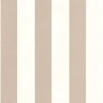 Tapet vinil non-woven bej taupe cu dungi și textură de in, Taupe, Linen Lines Caselio, 53x10.05m