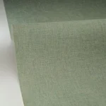 Tapet vinil verde-albăstrui cu aspect de in țesut, Vert bleu, Uni Mat Caselio, 54 cm x 10.05 m