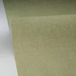 Tapet vinil verde fistic cu aspect de țesătură fină, Vert pistache, Uni Mat Caselio, 54 cm