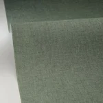 Tapet vinil verde sticlă cu textură fină de pânză, Uni Mat, Vert bouteille, Caselio, 10,05 m x 54 cm
