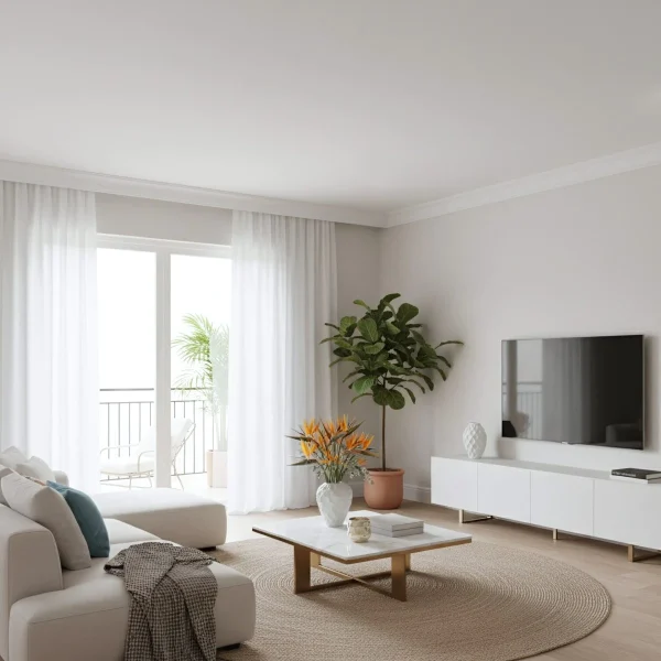 Cornisa tavan, interior, polimer dur, Manavi C4, 2 ml - Cornise decorative tavan