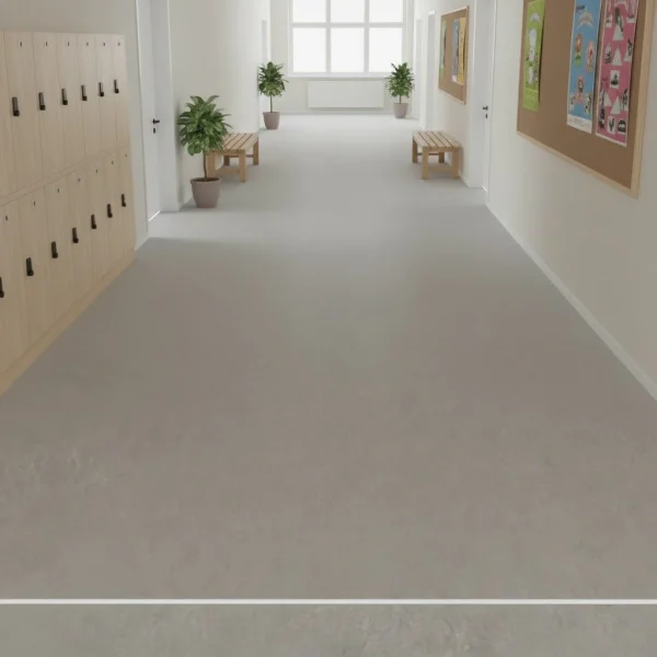 Covor PVC eterogen gri mediu Acczent Excellence Compact+ Esquisse - Covor pvc & linoleum