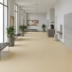 Covor PVC galben portocaliu cu aspect marmorat ST 2 Stella Tarkett - Covor pvc & linoleum