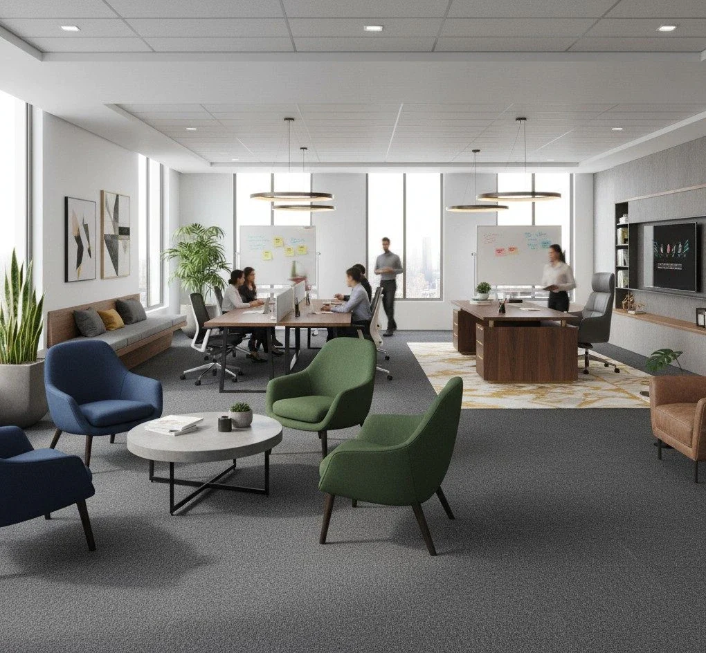 Mocheta dale buclată gri inchis, Elemental 9550, Tapibel, 50×50 cm