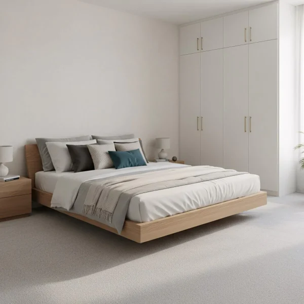 Mochetă gri deschis Primrose 090 din poliamidă Imprel SD 400cm - Mocheta dormitor living