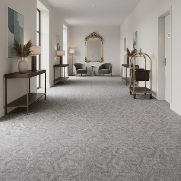 Mochetă modulară gri cu aspect marmorat 50x50 cm - Mocheta dale birouri