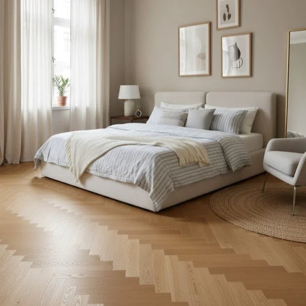 Parchet dublu stratificat stejar transparent în spic periat Boen Adagio - Fără categorie