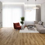 Parchet SPC cu aspect natural de stejar, Hazelnut, Dawn 2 Dusk, VinylTechLab, 6x180x1220 mm