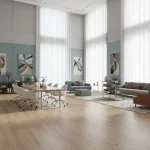 Parchet SPC cu textură de lemn natural mat, Wheat, Dawn 2 Dusk, VinylTechLab, 6x180x1220 mm