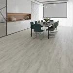 Parchet SPC gri-bej cu textură de lemn natural, Amalfi, Wood, VinCore, 5x180x1220 mm