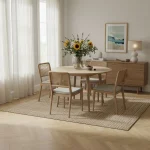 Parchet SPC herringbone bej cu finisaj stejar natural, Nice, Herringbone+, VinCore, 6x125x625 mm