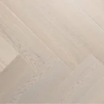 Parchet SPC Herringbone cu structură lemn alb-bej, Ducale, Royal Castle, VinylTechLab, 6x125x625mm