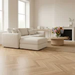 Parchet SPC herringbone lemn natural, Lille, Herringbone+, VinCore, 6x125x625 mm