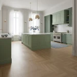 Parchet SPC herringbone stejar cu textură naturală mată, Normandy, Herringbone, VinCore, 5x125x625 mm