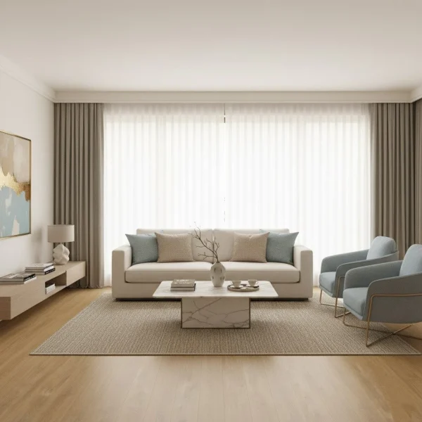 Parchet SPC maro deschis cu nervuri liniare discrete, Bari, Wood+, VinCore, 6x180x1220 mm