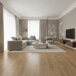 Parchet SPC stejar cald cu textură naturală de lemn, Palermo, Wood+, VinCore, 6x180x1220 mm