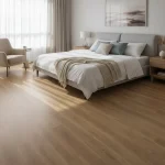 Parchet SPC stejar cald cu textură naturală de lemn, Palermo, Wood+, VinCore, 6x180x1220 mm