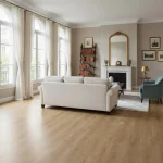 Parchet SPC stejar cald cu textură naturală de lemn, Palermo, Wood+, VinCore, 6x180x1220 mm