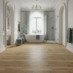 Parchet SPC stejar natural cu noduri discrete, Perugia, Wood, VinCore, 5x180x1220mm