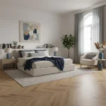 Parchet SPC stejar natural cu textură realistă mată, Rochester, Royal Castle, VinylTechLab, 6x125x625 mm