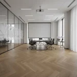 Parchet SPC vinil herringbone stejar auriu, Brittany, Herringbone, VinCore, 5x125x625 mm