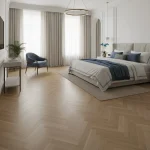 Parchet SPC vinil herringbone stejar auriu, Brittany, Herringbone, VinCore, 5x125x625 mm