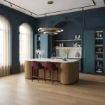 Parchet SPC XL maro-auriu cald cu  textură realistă, Sienna, Woodlands, VinylTechLab, 7x228x1828mm