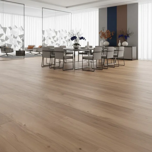 Parchet SPC XL maro-auriu cald cu  textură realistă, Sienna, Woodlands, VinylTechLab, 7x228x1828mm