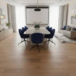 Parchet SPC XL maro cu aspect natural de lemn,  Copper, Woodlands, VinylTechLab, 7x228x1828 mm