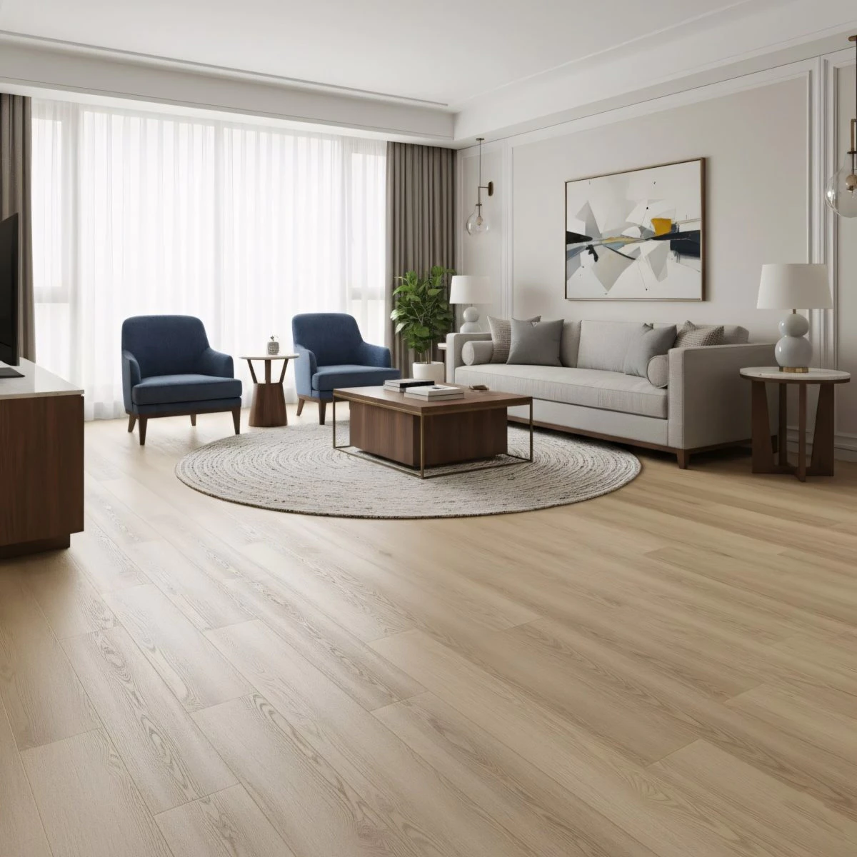 Pardoseala SPC Arbiton WOODRIC EIR floor 4.0 0.55 NORDLAND OAK CWS 207 1220x229 mm - Lichidare de stoc